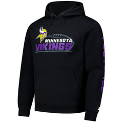 Minnesota Vikings Starter Vintage Pullover Hoodie - Black cheap