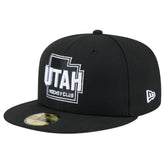 Utah Mammoth New Era State Shape 1st Season 59FIFTY Fitted Hat Black