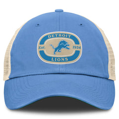 Detroit Lions Top of the World Team Patch Adjustable Hat - Blue outlet