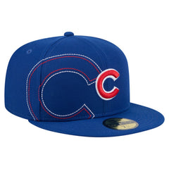 Chicago Cubs Yarn Stitch 59FIFTY Fitted Hat - Royal | New Era
