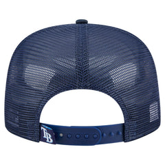Tampa Bay Rays Retro Satin Script Golfer Adjustable Hat - Navy | New Era
