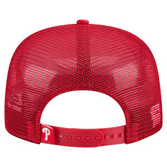 Philadelphia Phillies Retro Satin Script Golfer Adjustable Hat - Red | New Era