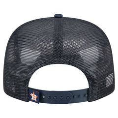Houston Astros Retro Satin Script Golfer Adjustable Hat - Navy | New Era