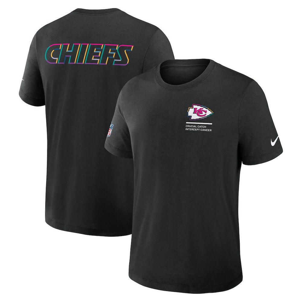 Kansas City Chiefs Tall 2025 NFL Crucial Catch Tri-Blend Dri-FIT T-Shirt - Black | Nike discount