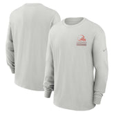 Cleveland Browns Essential Heavy Max90 Long Sleeve T-Shirt - Gray | Nike discount