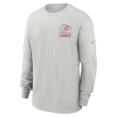 Kansas City Chiefs Essential Heavy Max90 Long Sleeve T-Shirt - Gray | Nike cheap