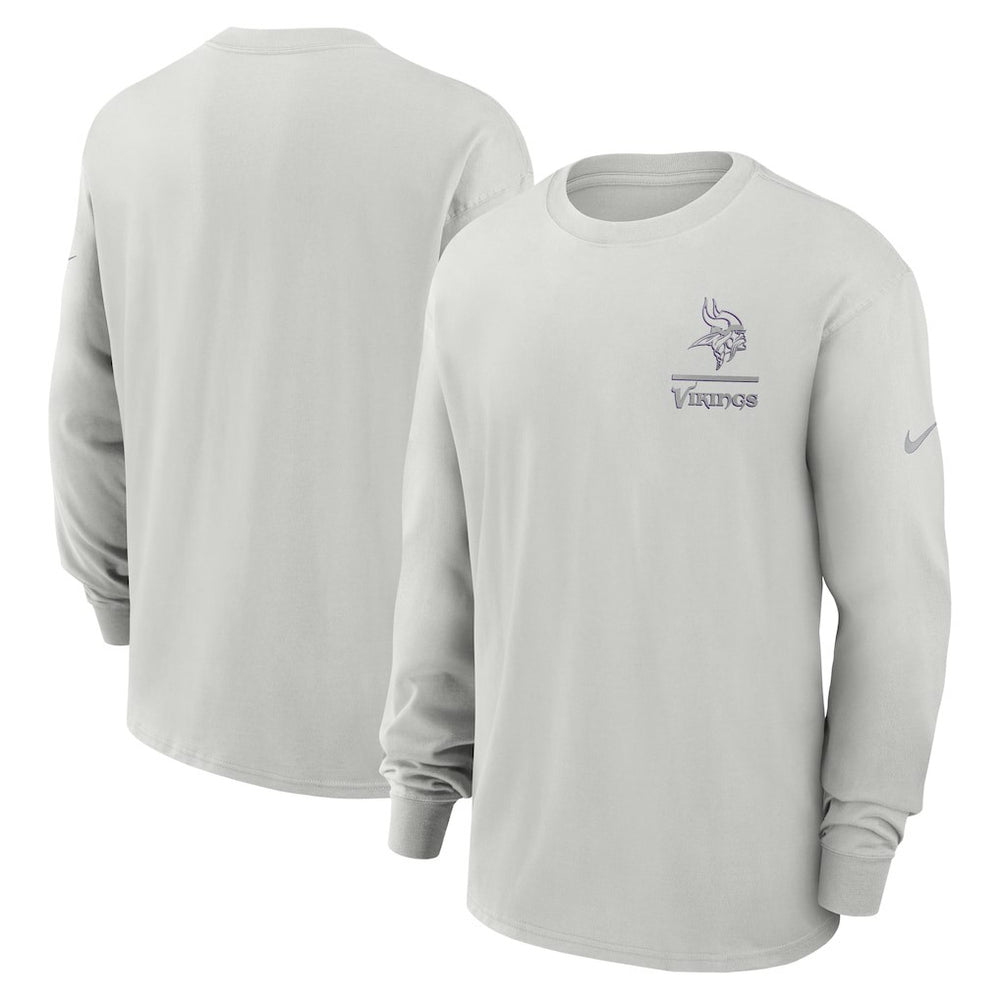 Minnesota Vikings Essential Heavy Max90 Long Sleeve T-Shirt - Gray | Nike online