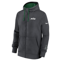 New York Jets Primetime Club Full-Zip Hoodie - Anthracite | Nike online