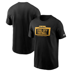 Pittsburgh Steelers Primetime Local Essential T-Shirt - Black | Nike cheap
