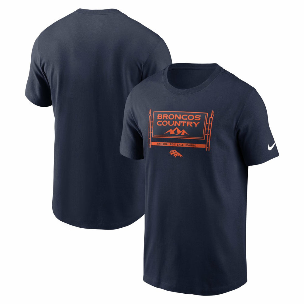 Denver Broncos Primetime Local Essential T-Shirt - Navy | Nike online