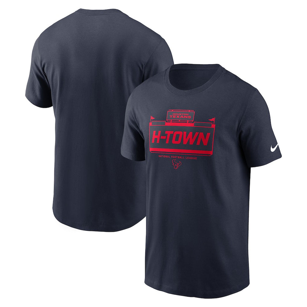 Houston Texans Primetime Local Essential T-Shirt - Navy | Nike for sale