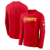 Kansas City Chiefs Play to Win Essential Long Sleeve T-Shirt - Red | Nike for sale