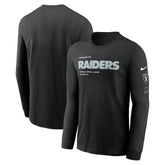 Las Vegas Raiders Play to Win Essential Long Sleeve T-Shirt - Black | Nike online