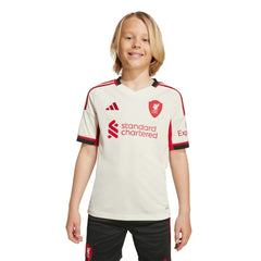Liverpool Youth 2025/26 Away Replica Jersey - White | Adidas sale