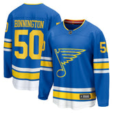 Jordan Binnington St. Louis Blues Fanatics Home Breakaway Player Jersey Blue