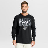 Las Vegas Raiders Hometown Sweep Legacy Long Sleeve T-Shirt - Black for sale