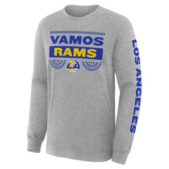 Los Angeles Rams Hometown Sweep Legacy Long Sleeve T-Shirt - Heather Gray cheap