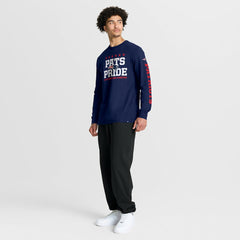 New England Patriots Hometown Sweep Legacy Long Sleeve T-Shirt - Navy discount
