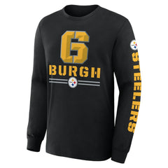 Pittsburgh Steelers Hometown Sweep Legacy Long Sleeve T-Shirt - Black online