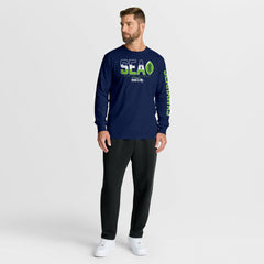 Seattle Seahawks Hometown Sweep Legacy Long Sleeve T-Shirt - College Navy online