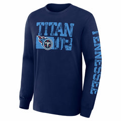 Tennessee Titans Hometown Sweep Legacy Long Sleeve T-Shirt - Navy on sale
