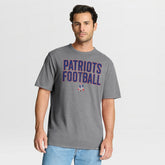 New England Patriots First Down Tribute Tri-Blend T-Shirt - Heather Gray cheap