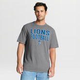 Detroit Lions First Down Tribute Tri-Blend T-Shirt - Heather Gray on sale