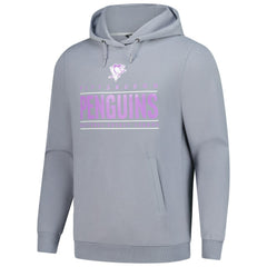 Pittsburgh Penguins Levelwear Hockey Fights Cancer Pulsar Off Season Tri-Blend Pullover Hoodie Gray