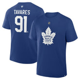 John Tavares Toronto Maple Leafs Fanatics Authentic Stack Name & Number T-Shirt Blue