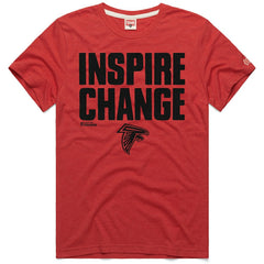 Atlanta Falcons Homage Unisex 2024 Inspire Change Tri-Blend T-Shirt - Red discount