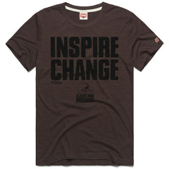 Cleveland Browns Homage Unisex 2024 Inspire Change Tri-Blend T-Shirt - Brown on sale