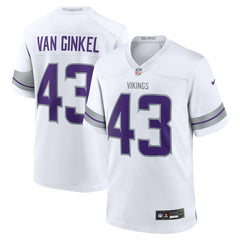 Andrew Van Ginkel Minnesota Vikings Alternate Game Jersey - White | Nike on sale