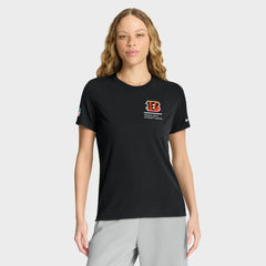 Cincinnati Bengals Women's 2025 NFL Crucial Catch Tri-Blend Dri-FIT T-Shirt - Black | Nike cheap