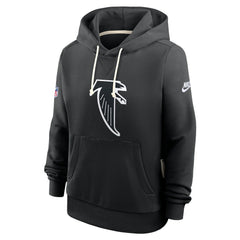 Atlanta Falcons Women's Throwback Sideline Standard Issue Dri-FIT Hoodie - Black | Nike sale