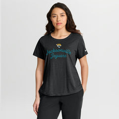 Jacksonville Jaguars Women's Script Tri-Blend T-Shirt - Black | Nike for sale