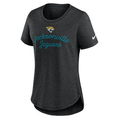 Jacksonville Jaguars Women's Script Tri-Blend T-Shirt - Black | Nike for sale