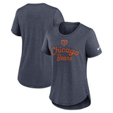 Chicago Bears Women's Script Tri-Blend T-Shirt - Navy | Nike discount
