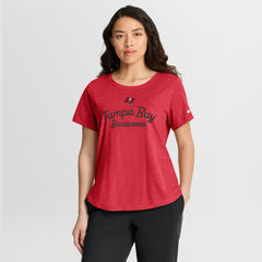 Tampa Bay Buccaneers Women's Script Tri-Blend T-Shirt - Red | Nike sale