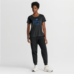 Detroit Lions Women's Script Tri-Blend T-Shirt - Black | Nike online