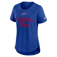Buffalo Bills Women's Script Tri-Blend T-Shirt - Royal | Nike discount