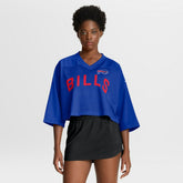Buffalo Bills Women's Primetime Cropped Mesh Dri-FIT Fashion Jersey - Royal | Nike cheap