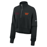Washington Commanders Women's Primetime Phoenix Half-Zip Sweatshirt - Black | Nike outlet