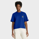 Los Angeles Rams Women's Rewind Pocket Boxy T-Shirt - Royal | Nike sale