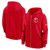 Kansas City Chiefs Women's Phoenix Rewind Full-Zip Hoodie - Red | Nike discount