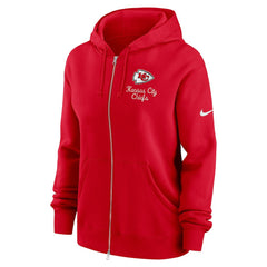 Kansas City Chiefs Women's Phoenix Rewind Full-Zip Hoodie - Red | Nike discount