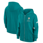 Miami Dolphins Women's Phoenix Rewind Full-Zip Hoodie - Aqua | Nike discount