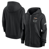 Cincinnati Bengals Women's Phoenix Rewind Full-Zip Hoodie - Black | Nike for sale