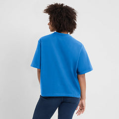 Los Angeles Chargers Women's Essential Script Relaxed Boxy T-Shirt - Powder Blue | Nike on sale