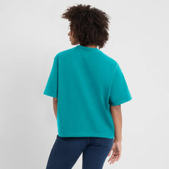 Miami Dolphins Women's Essential Script Relaxed Boxy T-Shirt - Aqua | Nike outlet