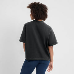 Atlanta Falcons Women's Essential Script Relaxed Boxy T-Shirt - Black | Nike outlet